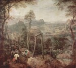 Pieter Bruegel - Peintures - Paysage avec potence (danse sous la potence)
