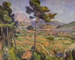 Paul Cezanne  - paintings - Mount Sainte-Victoire Seen from Bellevue