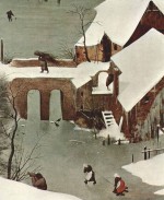Pieter Bruegel - Peintures - Cycle des mois (Le retour du chasseur, Janvier)