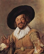 Frans Hals - Bilder Gemälde - Der fröhliche Trinker