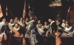 Frans Hals - Peintures - Banquet des officiers de la Garde civique St Hadrian de Haarlem