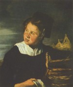 Frans Hals - Peintures - Fille de pêcheurs