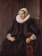 Frans Hals - Bilder Gemälde - Portrait der Cornelia Claesdr Vooght (Gattin des Niclaes van der Meer)