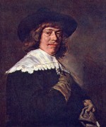 Frans Hals  - Bilder Gemälde - Portrait eines Mannes