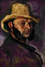 Paul Cezanne  - Bilder Gemälde - Mann mit dem Strohhut
