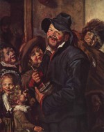 Frans Hals  - Peintures - Joueurs de rommelpot 