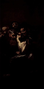Francisco Jose de Goya - paintings - Lesende Maenner