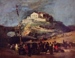 Francisco Jose de Goya - Peintures - Mât enrubanné (l´arbre de mai)