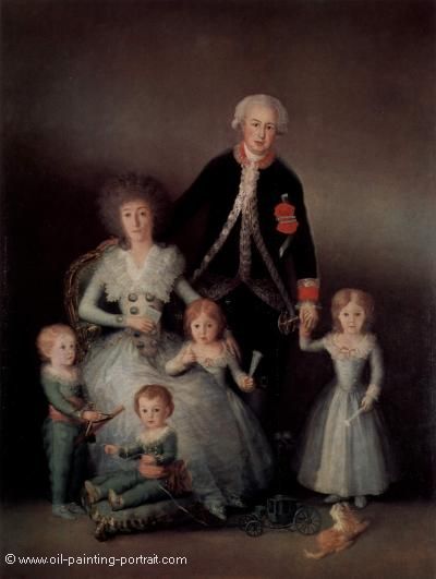 The Duke and Duchess of Osuna and their Children