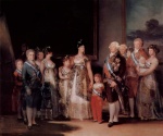 Francisco Jose de Goya - Bilder Gemälde - Portrait der Familie Karls IV.