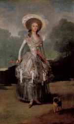 Francisco de Goya  - Peintures - Portrait de la Marquise de Ponetjos y Sandoval, duchesse de Pontejos