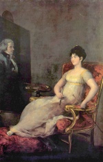Francisco de Goya  - Peintures - Portrait de la Marquise de Villafranca