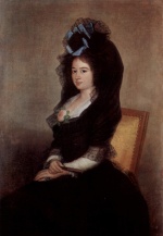 Francisco Jose de Goya  - Peintures - Portrait de Narcisa de Goicoechea Baranana