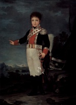 Francisco de Goya  - Peintures - Portrait de Don Sebastian Gabriel de Borbon y Braganza
