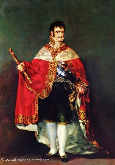 Ferdinand VII in his Robes of State