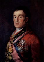 Francisco Jose de Goya  - Peintures - Portrait du duc de Wellington