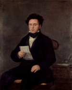 Francisco Jose de Goya  - Peintures - Portrait de Juan Bautista de Muguiro