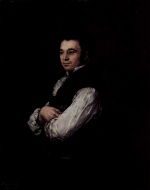 Francisco de Goya  - Peintures - Portrait de Tiburcio Perez y Cuervo