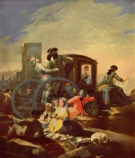 Francisco de Goya  - Peintures - Marchandes de poteries