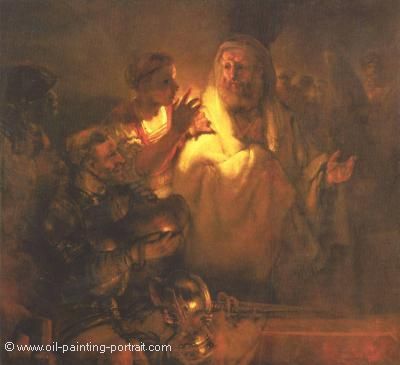 Apostel Petrus verleugnet Christus
