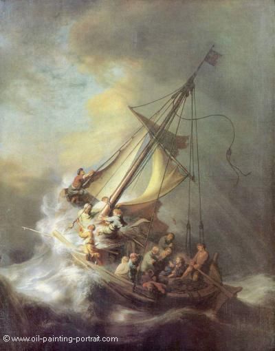Christus im Sturm auf dem See von Galilea