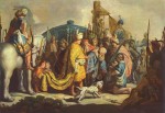 Rembrandt - paintings - David mit Goliaths Haupt vor Saul
