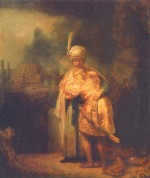 Rembrandt - Peintures - Adieu de David à Jonathan