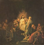 Rembrandt  - Bilder Gemälde - Der unglaubige Thomas