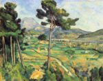 Paul Cezanne  - paintings - Mount Saint-Victoire Seen from Bellevue