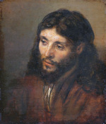 Rembrandt  - Peintures - Tête du Christ