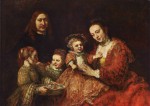 Rembrandt  - paintings - Familienportrait