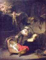 Rembrandt  - Bilder Gemälde - Heilige Familie