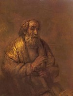 Rembrandt  - Peintures - Homère