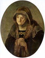 Rembrandt  - Peintures - Portrait de la mère de Rembrandt (ovale)