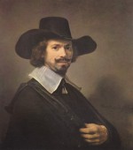 Rembrandt  - Peintures - Portrait du peintre Hendrick Martensz Sorgh