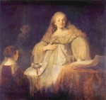 Rembrandt  - Bilder Gemälde - Sophonisbe empfängt den Giftbecher