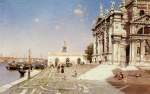 Martin Rico y Ortega - paintings - A View of Santa Maria della Salute Venice