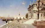 Martin Rico y Ortega - painting - A View of Santa Maria della Salute Venice