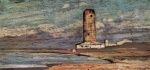 Giovanni Fattori - paintings - Der Turm von Marzocco