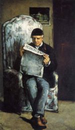 Paul Cezanne  - Bilder Gemälde - Portrait des Louis Auguste Cezanne