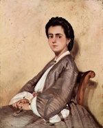 Giovanni Fattori  - Peintures - Portrait de la cousine de l'artiste