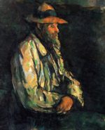 Paul Cezanne  - Bilder Gemälde - Portrait des Vallier