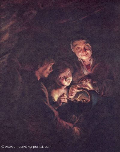 Old Woman with a Basket of Coal
