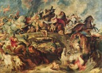Pierre Paul Rubens - Peintures - Bataille des Amazones