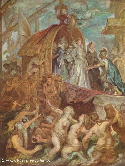 Ankunft der Maria de Medici in Marseille