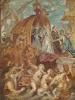Peter Paul Rubens - Bilder Gemälde - Ankunft der Maria de Medici in Marseille