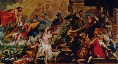 Apotheose Heinrichs IV. und Huldigung Maria de Medicis
