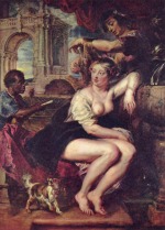 Pierre Paul Rubens - Peintures - Bethsabée à la fontaine