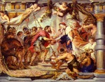 Peter Paul Rubens - paintings - Begegnung Abrahams mit Melchisedek