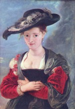 Peter Paul Rubens - Bilder Gemälde - Der Strohhut